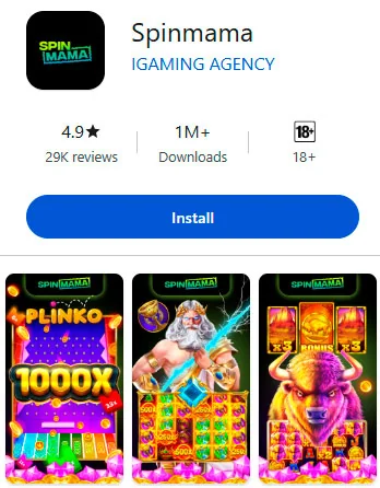 mobile App spinmama casino